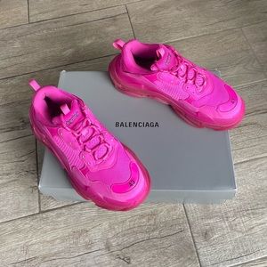 Balenciaga Triple S Neon Pink